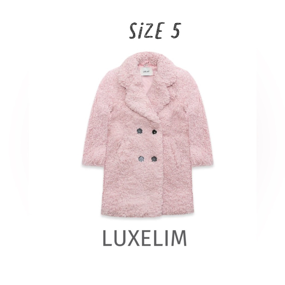 Luxelim sz 5 Teddy Coat pink